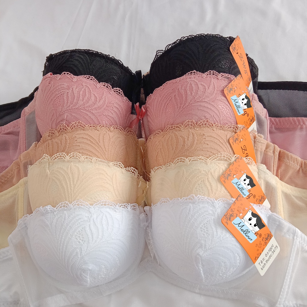 Áo ngực, áo lót nữ có gọng nâng ngực phủ ren mềm mịn siêu hot