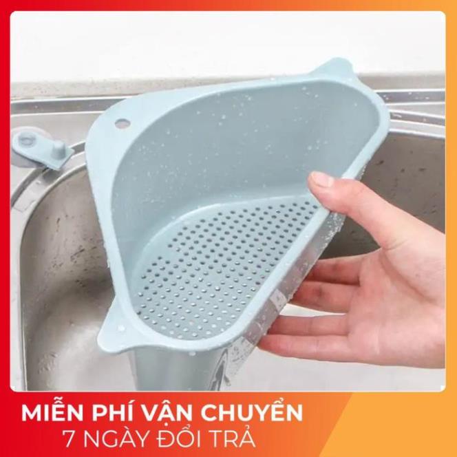 💖FREESHIP💖 Rổ Gắn Bồn Rửa Chén Hình Tam Giac, Dùng Lọc Rác Tiện Dụng