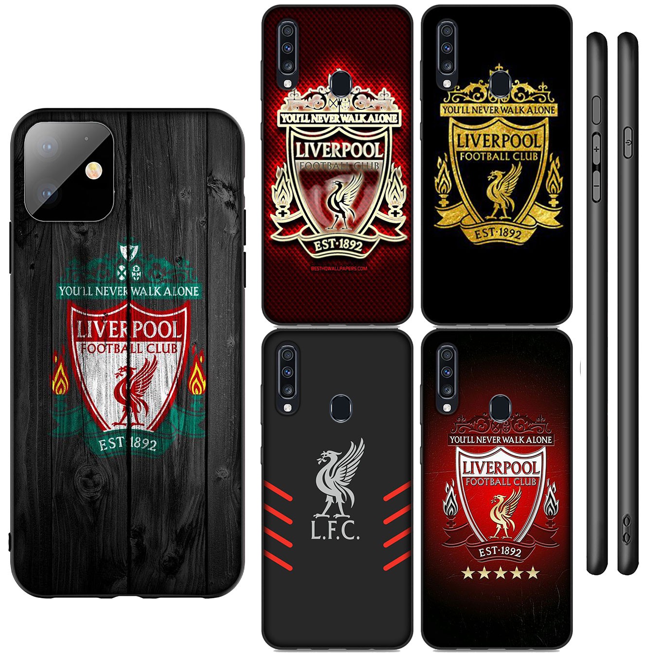 Samsung Galaxy S21 Ultra S8 Plus F62 M62 A2 A32 A52 A72 S21+ S8+ S21Plus Casing Soft Silicone Liverpool Football logo Phone Case