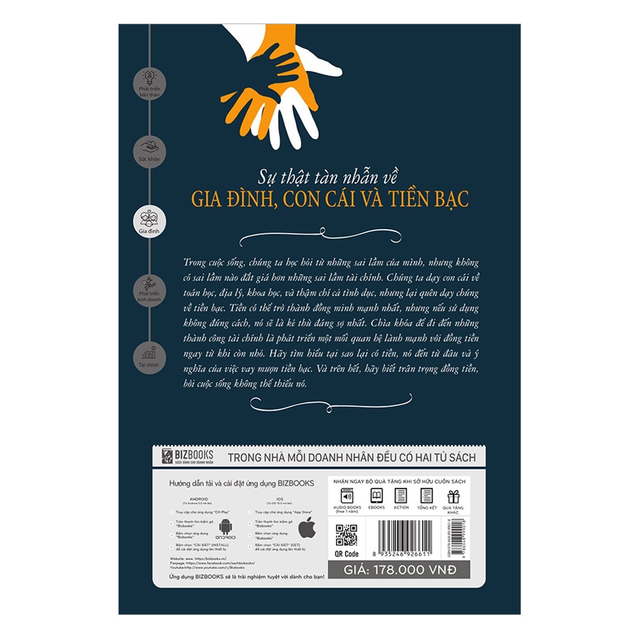 Sách - Sự Thật Tàn Nhẫn Về Gia Đình, Con Cái Và Tiền Bạc - BIZBOOKS