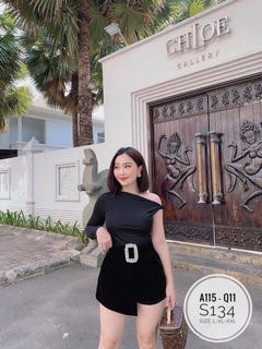 Bigsize Áo lệch vai A115