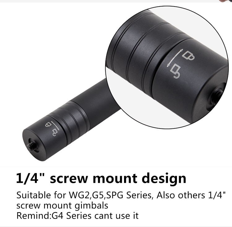 Thanh mở rộng cho tay cầm chống rung cho DJI OSMO 2 Zhiyun Smooth 4 G6 G5 SPG2 WG2X