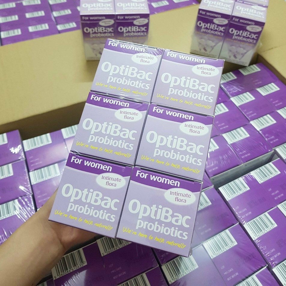 Men Vi Sinh Optibac Tím UK 90 Viên - GIẢM_VIÊM_NHIỄM, VIÊM_ĐƯỜNG_TIẾT_NIỆU