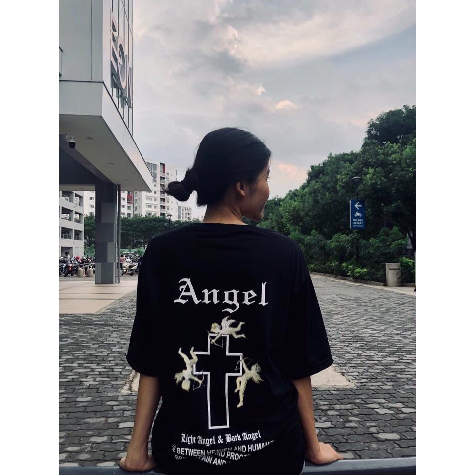 Áo Thun ANGEL From Rộng Unisex Mềm Mịn Dày Dặn Hot Trend