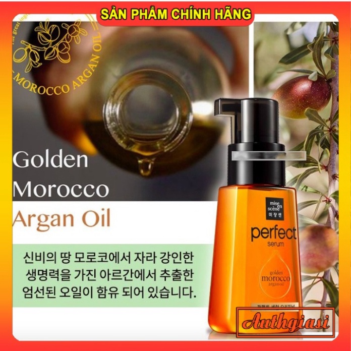 Tinh chất dưỡng tóc Missen Miseen Scene Damage Hair Care Perfect Serum phục hồi tóc thật hiệu quả 80ml