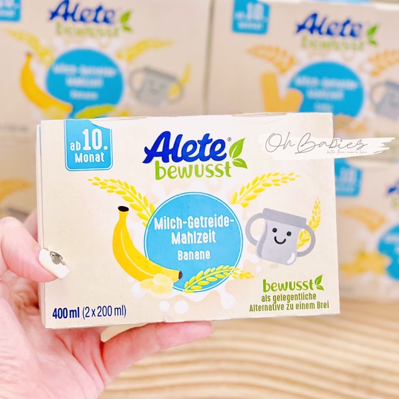 Sữa nước Alete Đức - cho bé từ 10m+ tăng cân 200ml - Hàng air date mới nhất [OH BABIES]