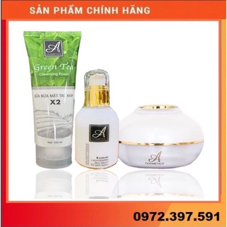 Bộ sản phẩm làm sạch sâu cho da (sửa rửa mặt, serum, face pháp)
