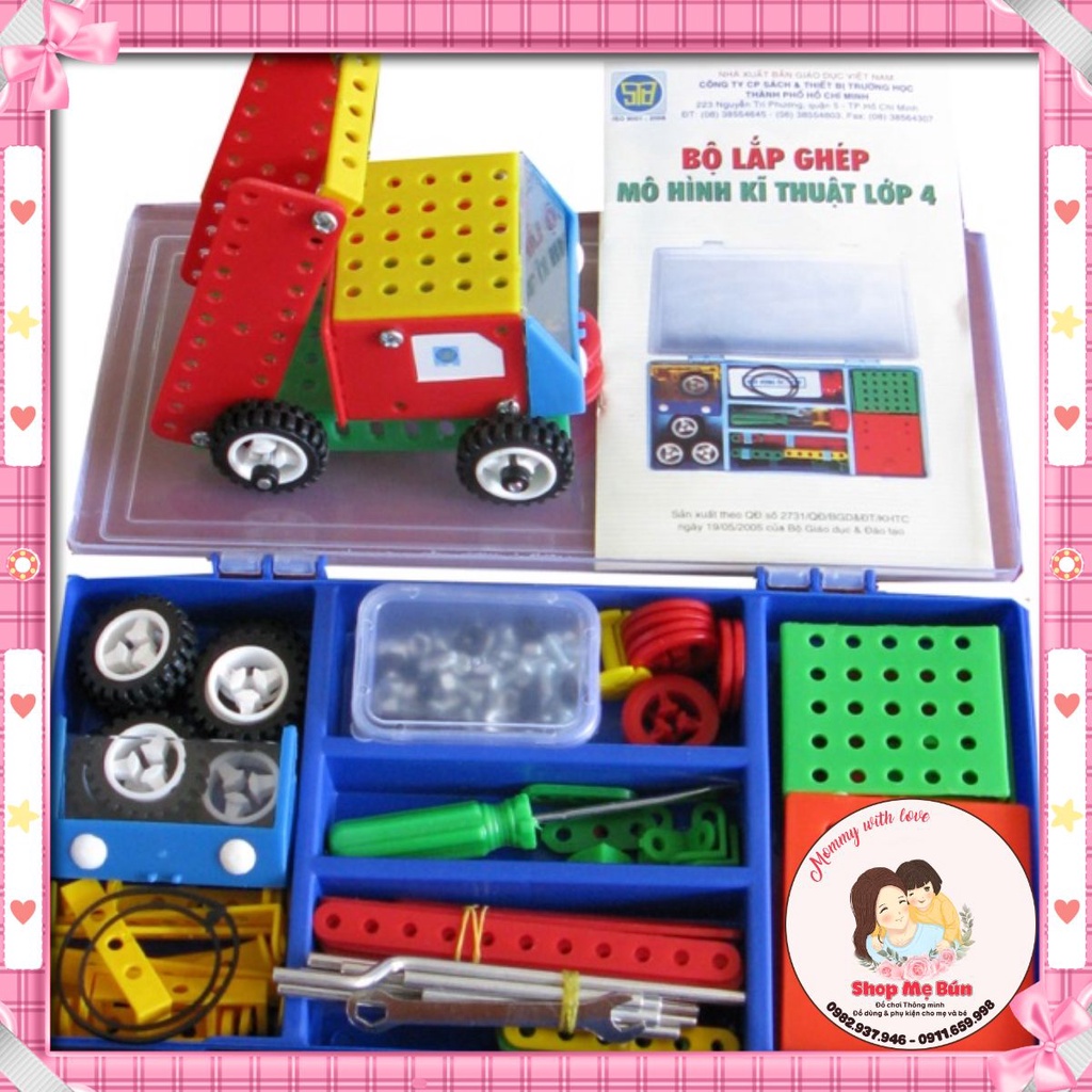 Bộ lắp ghép mô hình kĩ thuật lớp 4