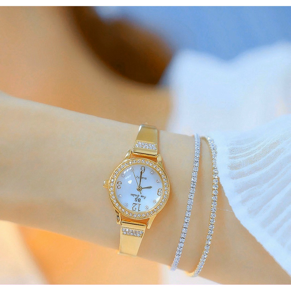 Đồng hồ đeo tay nữ 💥 CHÍNH HÃNG 💥 Mặt Xà Cừ Sang Trọng Dây thép không gỉ, Kính chống xước, Bảo hành 12 tháng