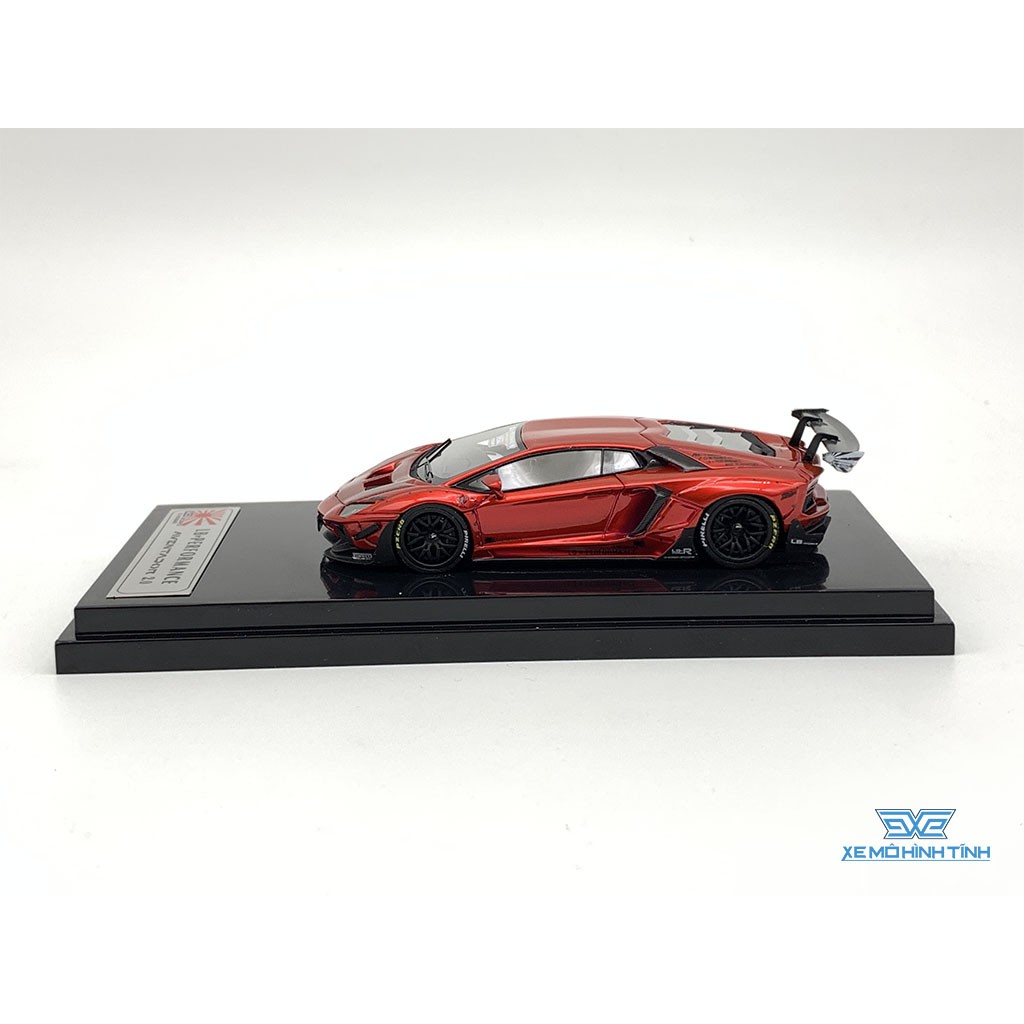 Xe Mô Hình Lamborghini Aventador LB 2.0 kèm Figure 1:64 Liberty Walk ( Đỏ )