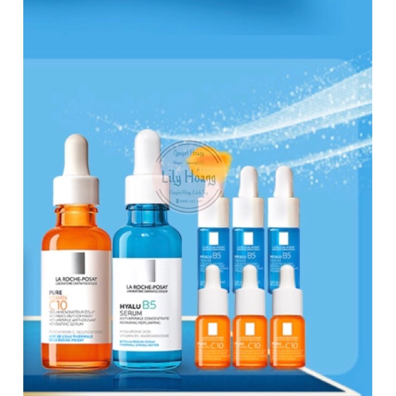 Serum dưỡng trắng Pure Vitamin C10 và Serum phục hồi B5