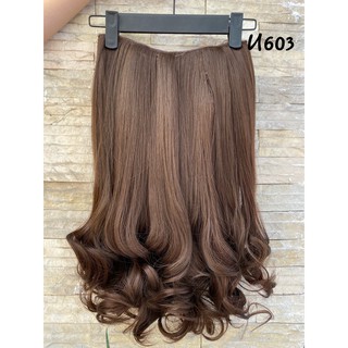 HÌNH THẬT TÓC GIẢ KẸP CHỮ U XOĂN LỬNG SIÊU ĐẸP.