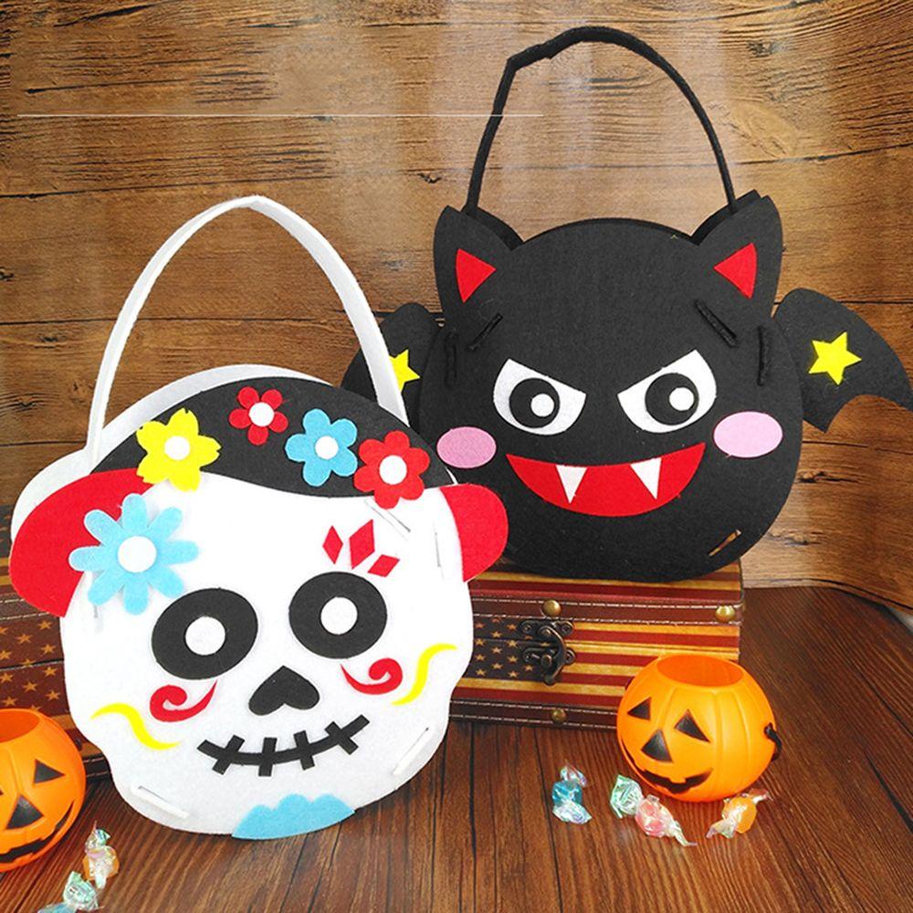 Túi Đựng Kẹo Halloween Hình Bí Ngô Cho Bé