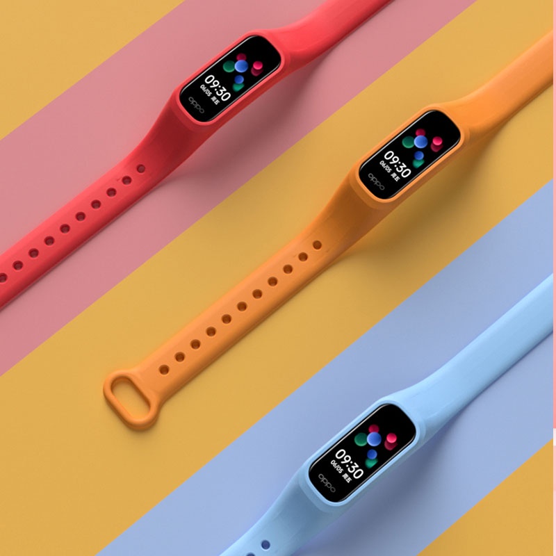 Dây Đeo Silicon Mềm Thay Thế Nhiều Màu Sắc Cho Dây Đeo Đồng Hồ Thông Minh OPPO Band