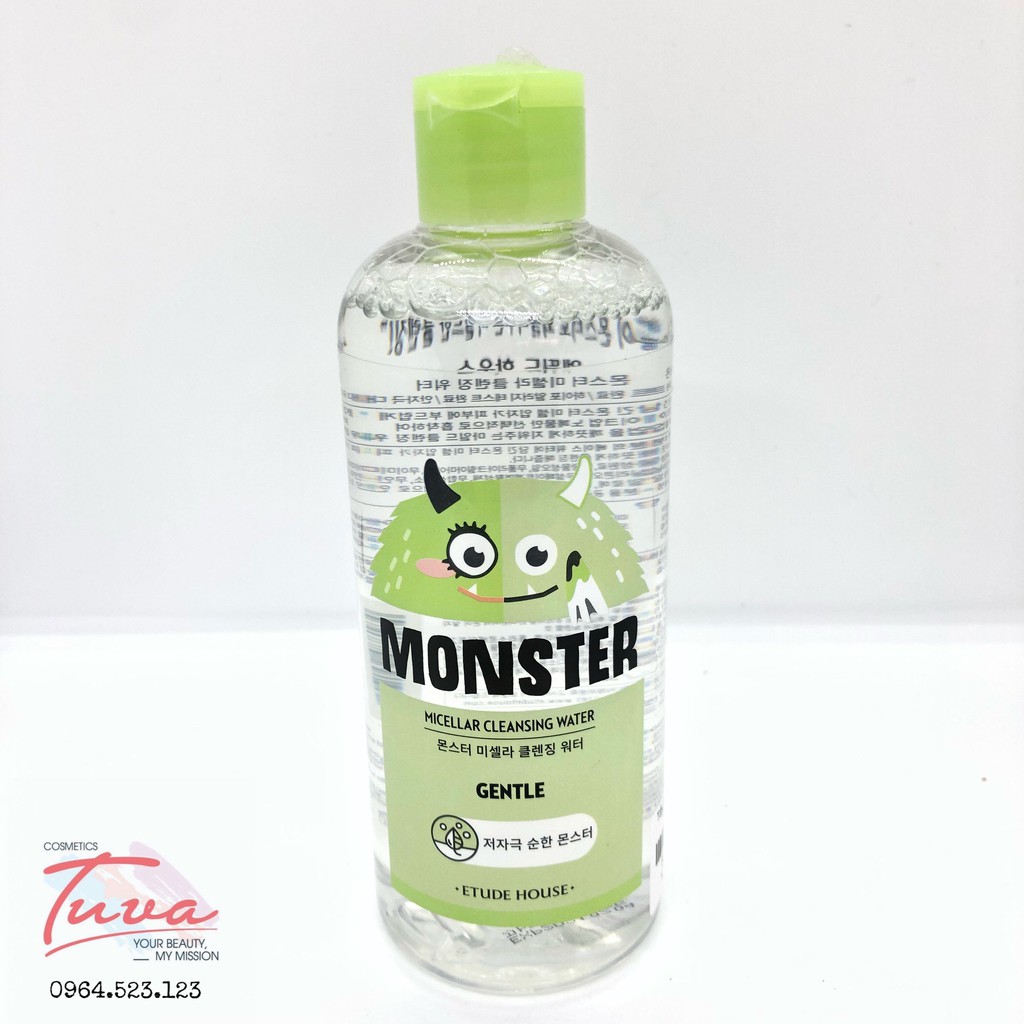 NƯỚC TẨY TRANG MONSTER MICELLAR CLEANSING WATER 300ML CHÍNH HÃNG - 5689