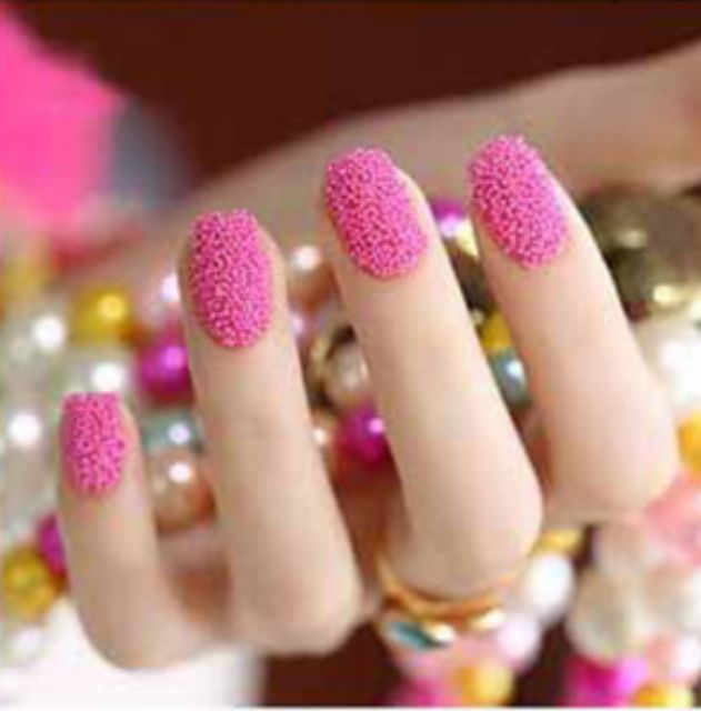 Hạt thủy tinh màu trang trí móng - resin