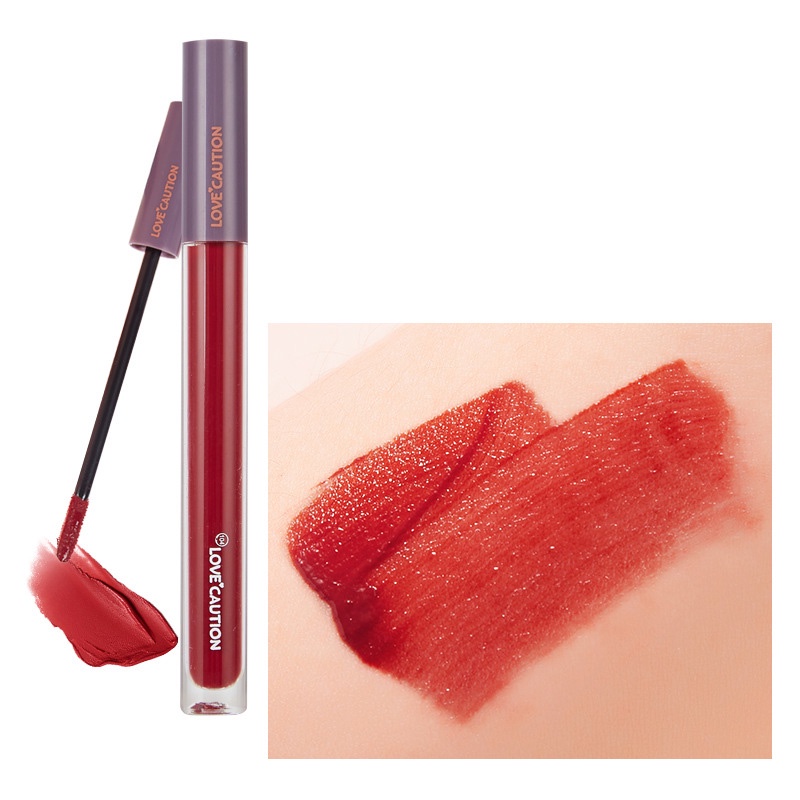 [Hàng mới về] Son môi LOVE CAUTION chất nhung lì mềm mịn lâu trôi