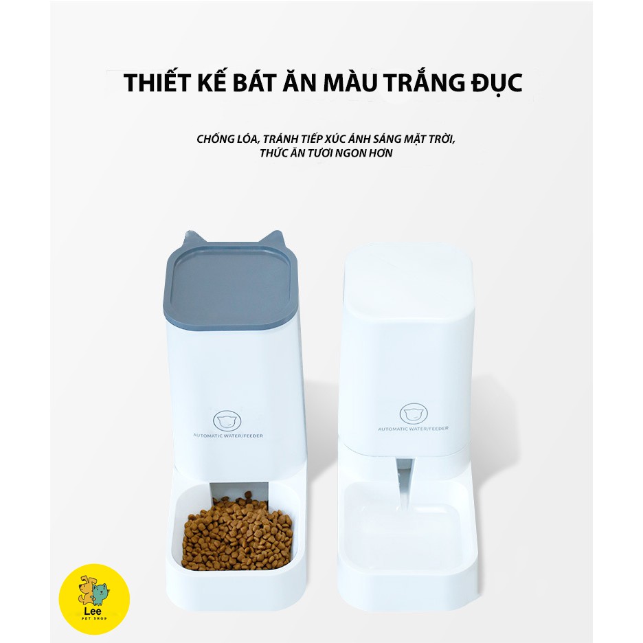 BÁT ĂN CHÓ MÈO - BÁT ĂN TỰ ĐỘNG DUNG TÍCH LỚN CHO CHÓ MÈO - CHÍNH HÃNG, CAO CẤP