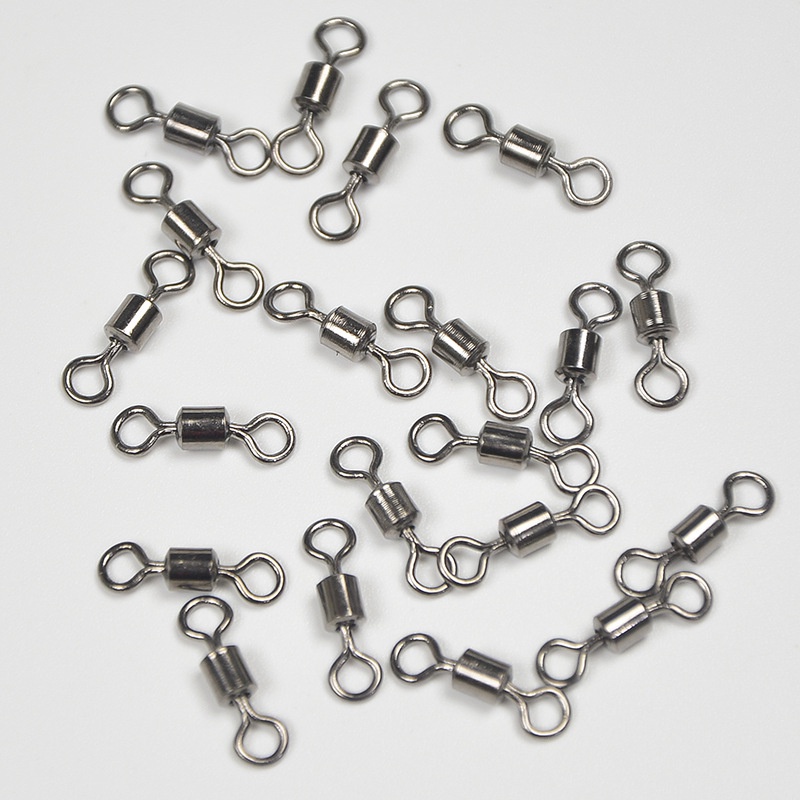 Set 50 đầu nối câu cá bằng thép không gỉ chất lượng cao