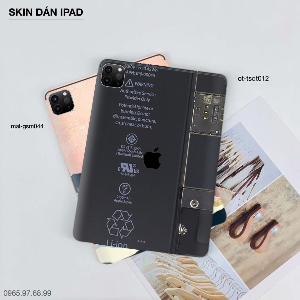 Skin dán iPad in hình ip trong suốt - tsdt012 (inbox mã máy cho Shop)