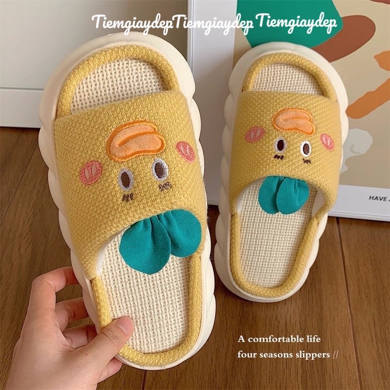 Dép bông đi trong nhà hình vịt dễ thương