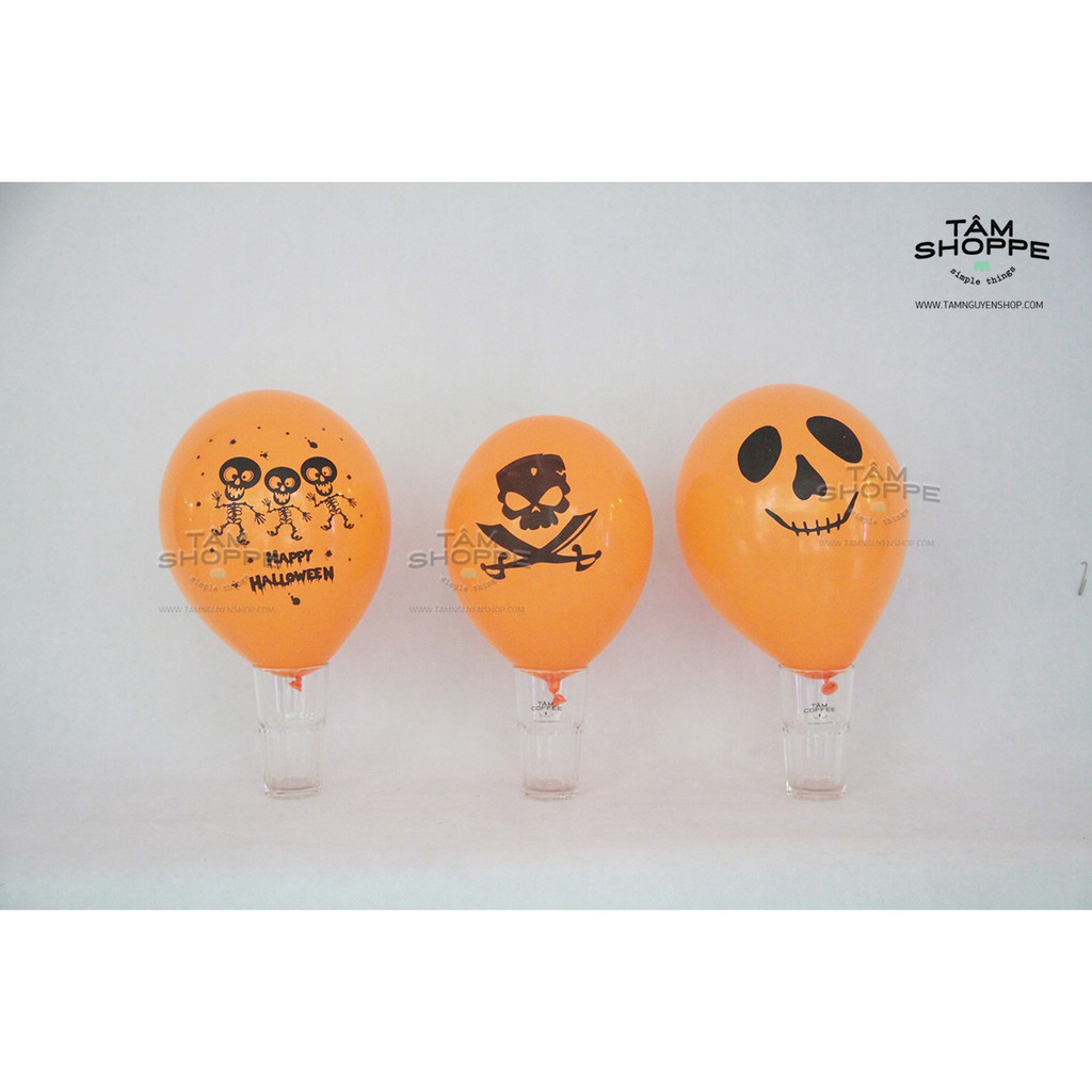 [DÀY ĐẸP] Set 3 bịch 5 cái bong bóng trang trí Halloween màu Cam