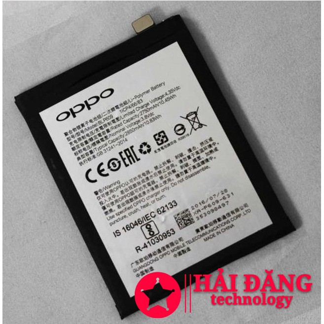 Pin Oppo F1 Plus - Tặng Seal Dán Pin
