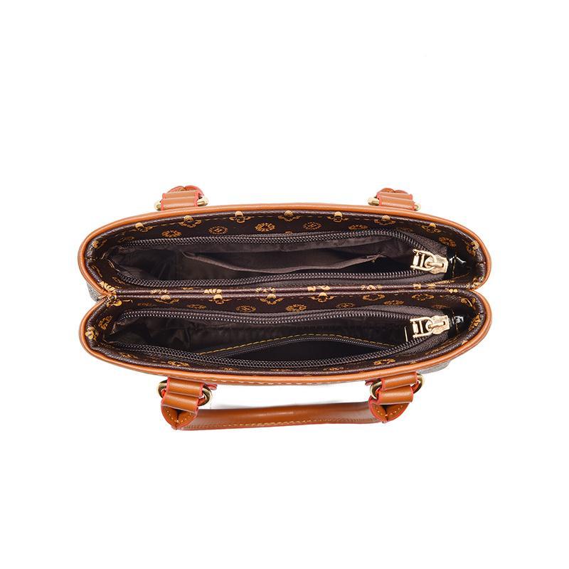 Túi Cho Mẹ Trung Niên Đơn Giản Mẫu Mới Túi Nữ Da Mềm Túi Xách Tay Bà Ngoại Túi Xách Tay Nữ Đi Chợ