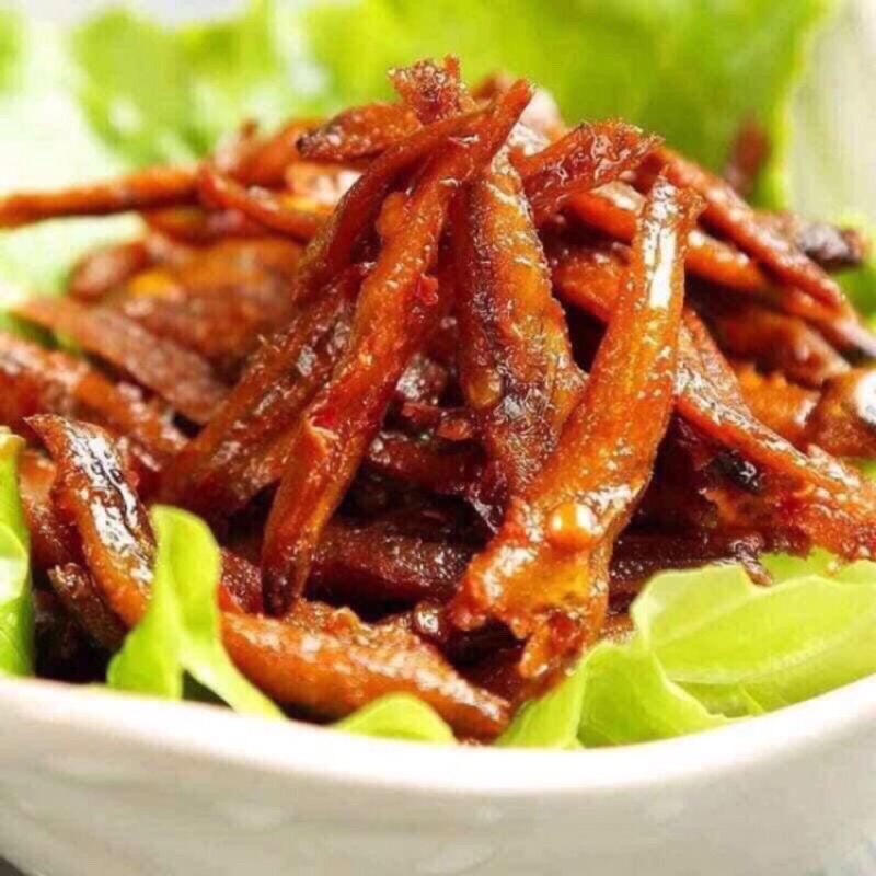 Cá cơm rim tỏi ớt 270gr ăn vặt BaBop, thơm ngon siêu rẻ | BigBuy360 - bigbuy360.vn