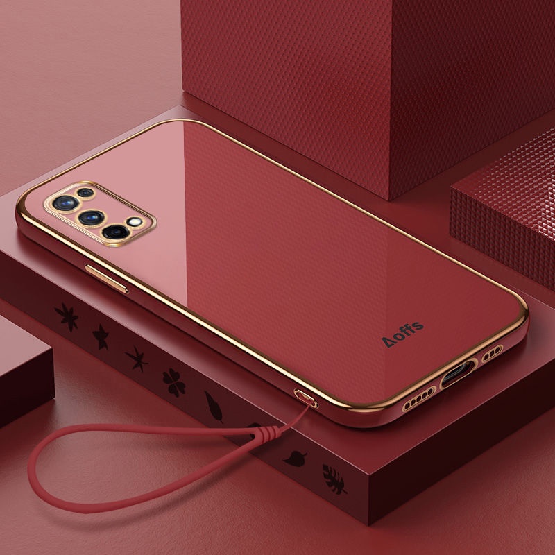 Ốp Điện Thoại Màu Trơn Siêu Mỏng Sang Trọng Cho OPPO A16 Reamle C21Y Realme C12 Reamle8i realme9i
