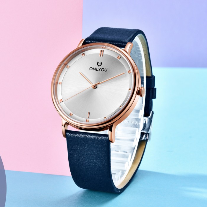 Đồng hồ Onlyou Nam U1033GC Dây Da 40mm