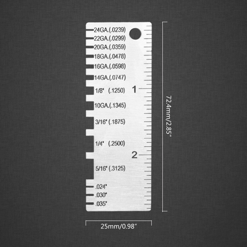 Pcf * Đồng Hồ Đo Độ Dày Dây Kim Loại Mạ Kích Thước Kiểm Tra Kích Thước Hàn