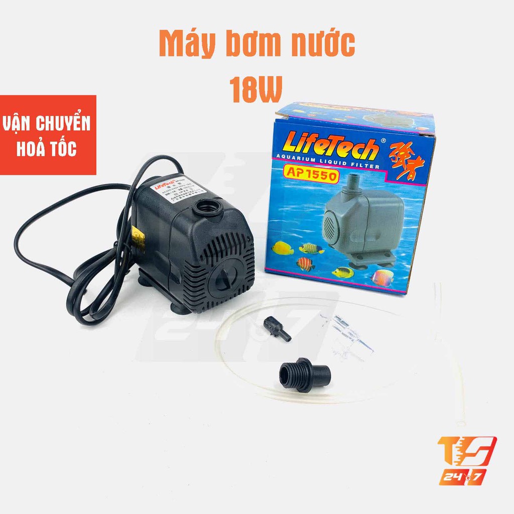 Máy Bơm Nước Hồ Cá LifeTech AP1550 18W - Máy Bơm Nước Bể Thủy Sinh Cao Cấp