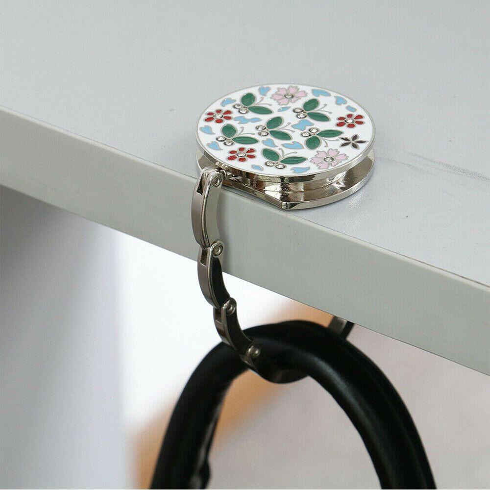LANSEL Móc Treo Áo Khoác / Túi Xách Hình Tròn Chạm Khắc Hoa Văn