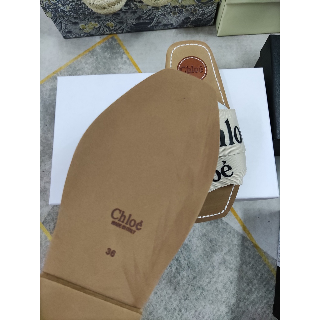 (MớI) Dép VảI BạT HọA TiếT Vân Gỗ