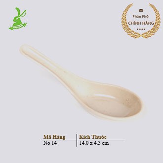 Muỗng Cơm 14 Màu Nâu Nhựa Melamine Cao Cấp Fataco Việt Nam - Chính Hãng