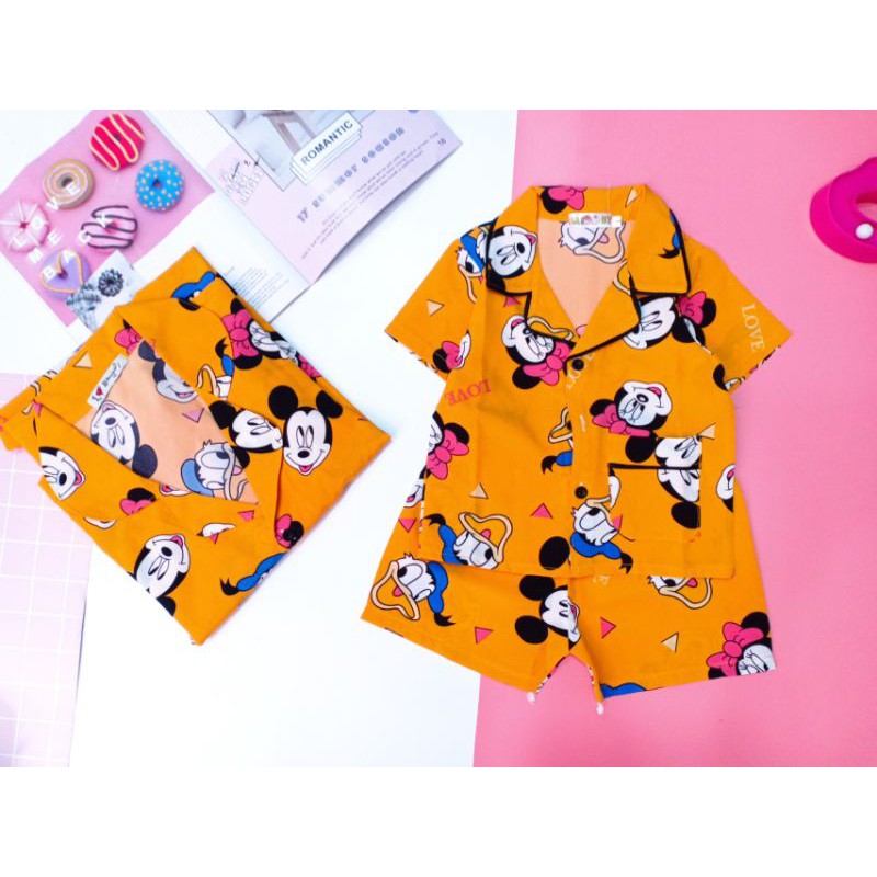 ❤️❤️  [ ẢNH THẬT+ VIDEO TRẢI SÀN] BỘ PIJAMA LỤA THÁI CAO CẤP MẶC NHÀ ĐÙI/ NGẮN DÀNH CHO BÉ