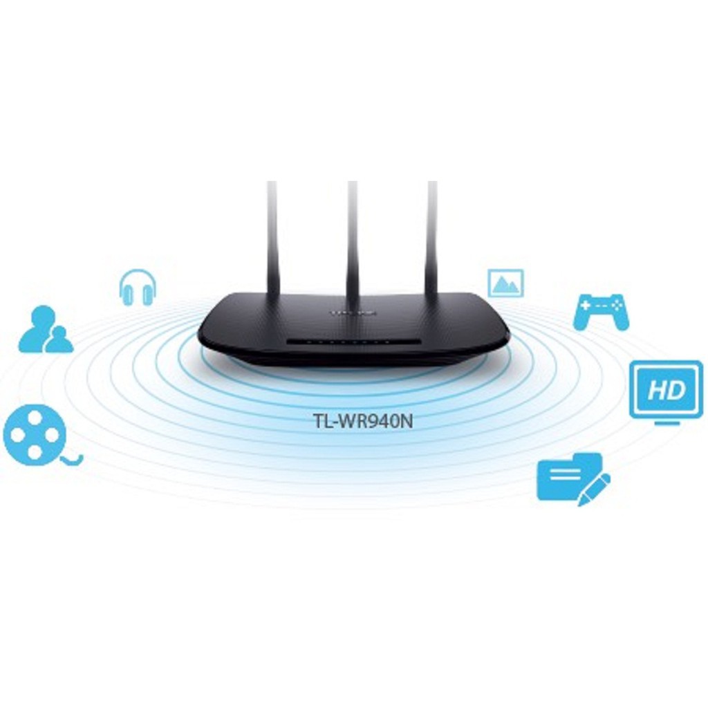 Router Wi-Fi Chuẩn N Tốc Độ 450Mbps TL-WR940N - Router Wi-Fi