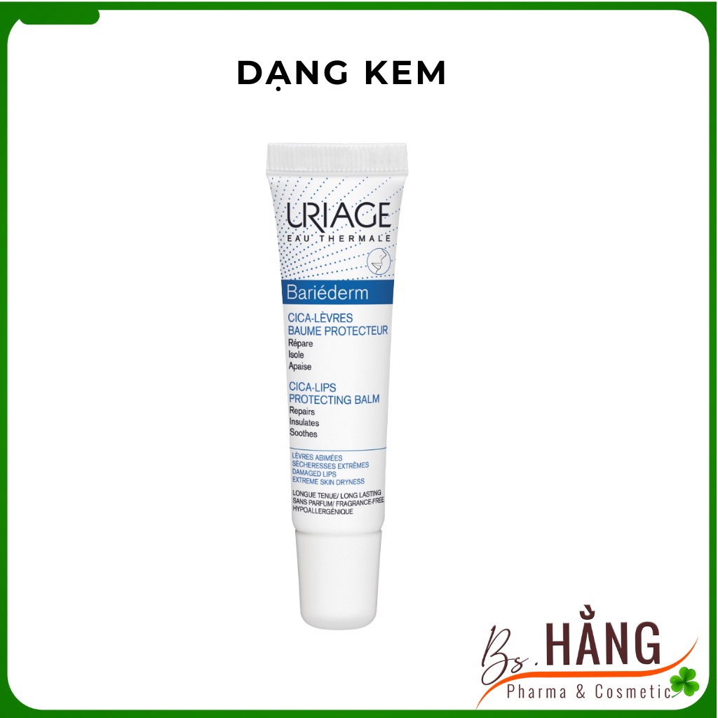 ✅[Chính Hãng] Son Dưỡng Môi URIAGE Bariederm Cica &amp; Lipstick