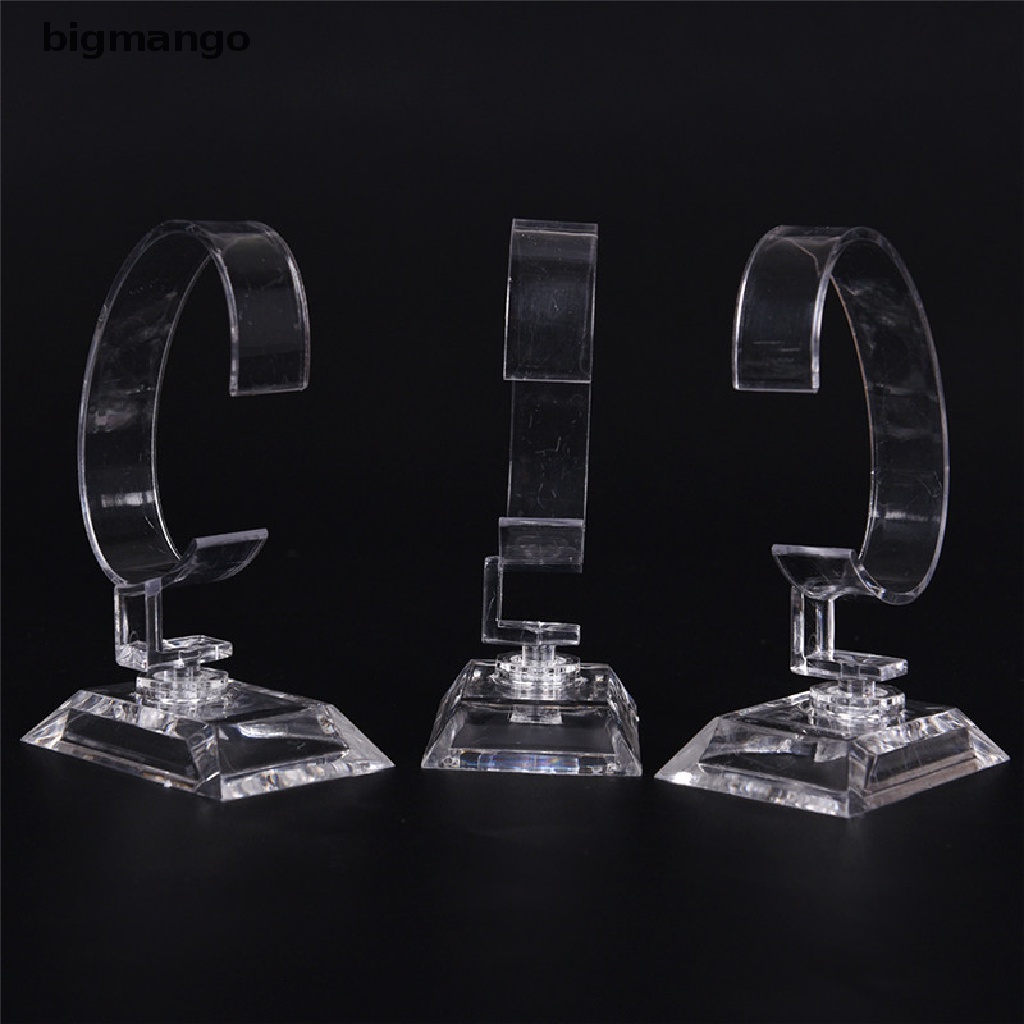 Set 2 Giá Đỡ Acrylic Trong Suốt Trưng Bày Trang Sức / Đồng Hồ