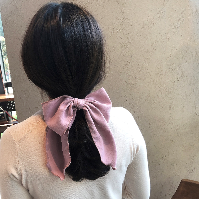 Dây Buộc Tóc Thắt Nơ Phong Cách Nhật Bản Cho Phụ Nữ