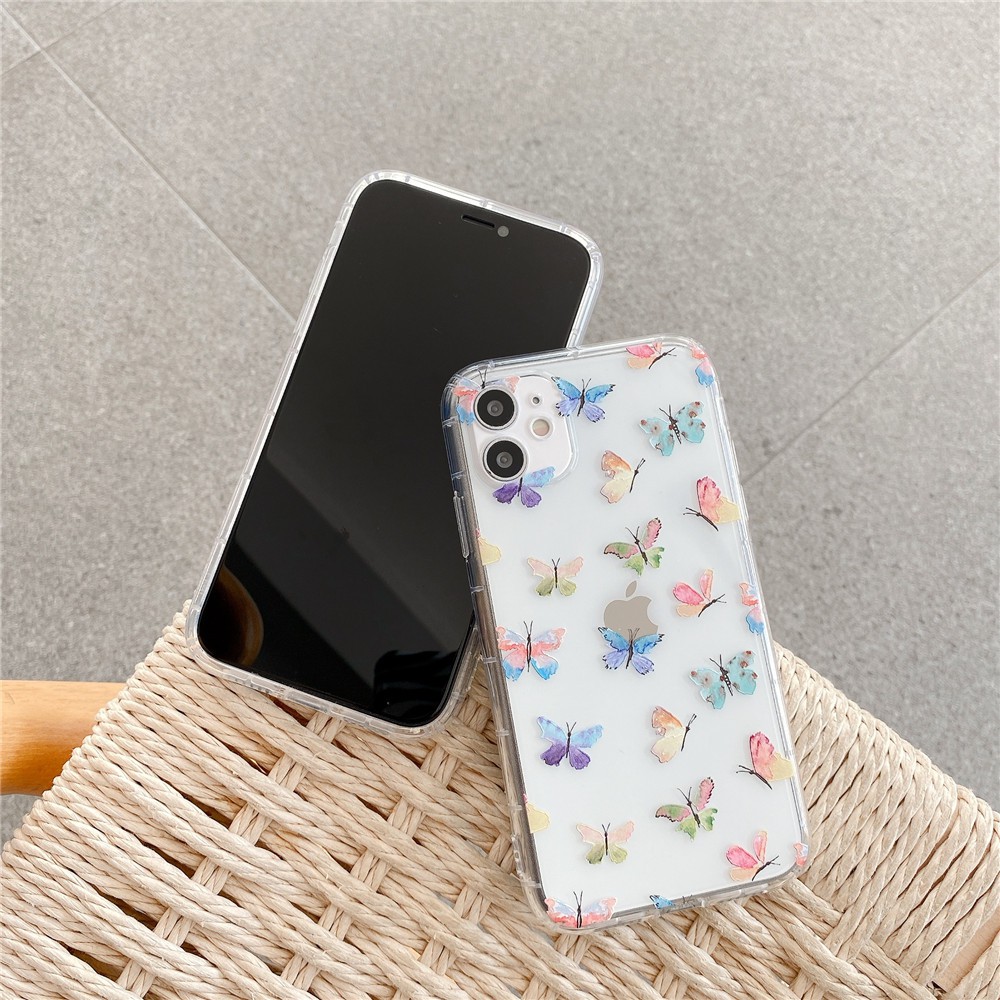 Ốp điện thoại tpu mềm in hoa bướm xinh xắn cho iPhone 11 Pro Max X Xs Max XR iPhone 7 Plus 8 Plus iPhone 6 Plus 6S Plus | BigBuy360 - bigbuy360.vn