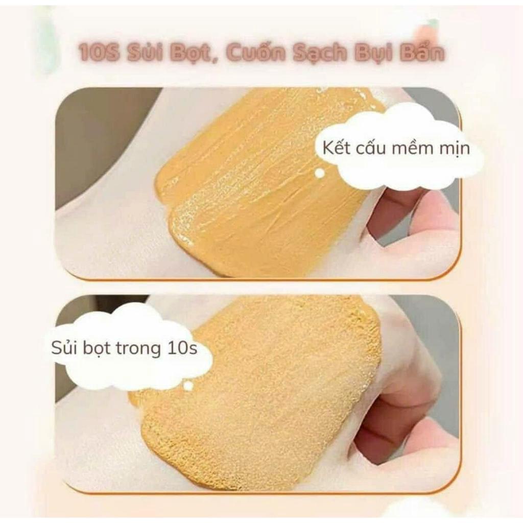MẶT NẠ SỦI BỌT CÀ RỐT 1 GÓI - Mặt  Nạ Cà Rốt Sủi Bọt Thải Độc , Mặt Nạ Sủi Bọt Sáng Mịn Da