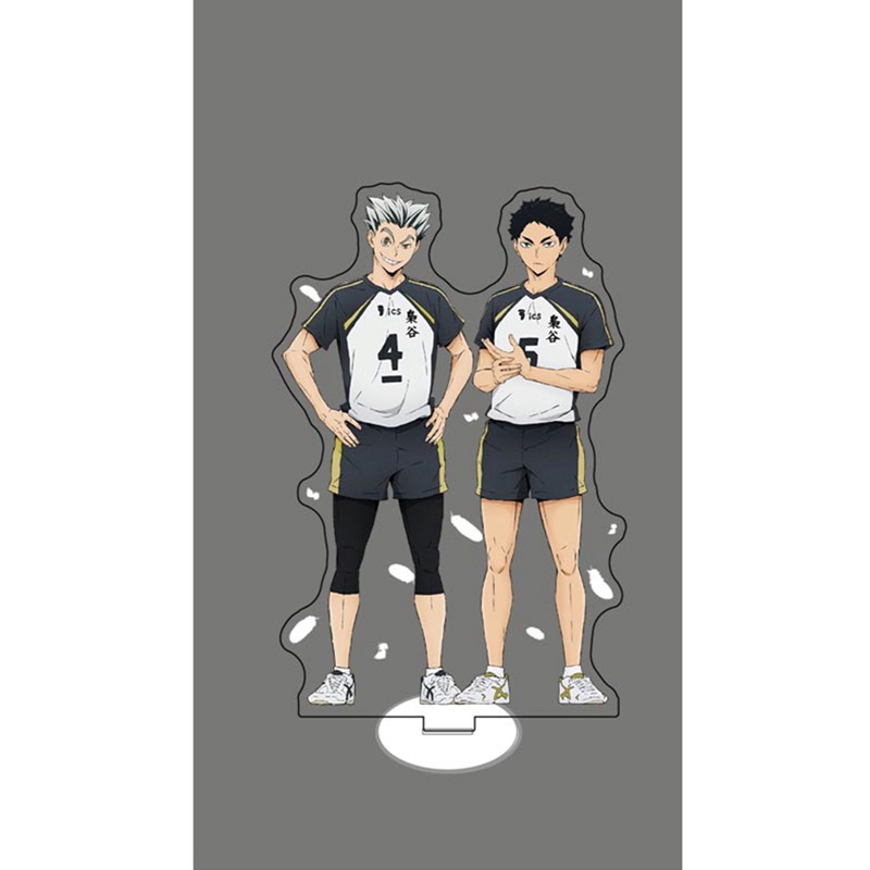 Tmdbyx Haikyu!! Mô Hình Nhân Vật Haikyuu Hinata Kageyama Tsukishima Sugawara Kèm Giá Đỡ Bằng Acrylic