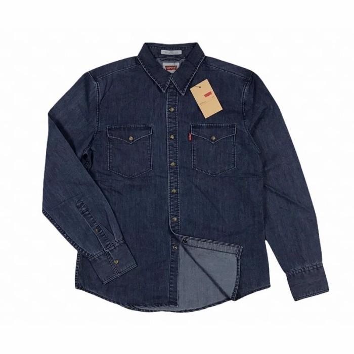 Áo Sơ Mi Denim Cotton Dài Nguyên Bản Levis