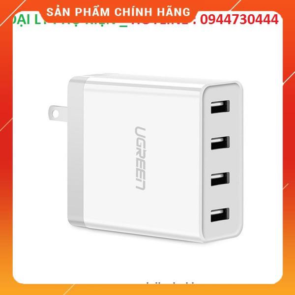 (Có sẵn) Củ sạc di động 4 cổng USB (34W 6.8A) Ugreen UG-30991 cho điện thoại Iphone 6s,7 Ipad, Gal