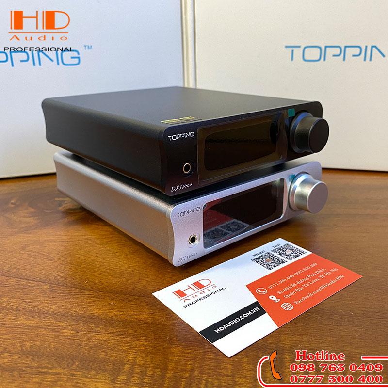 Thiết Bị Giải Mã Âm Thanh DAC Topping DX3 Pro+ /Chip DAC ESS ES9038Q2M và Bluetooth 5.0