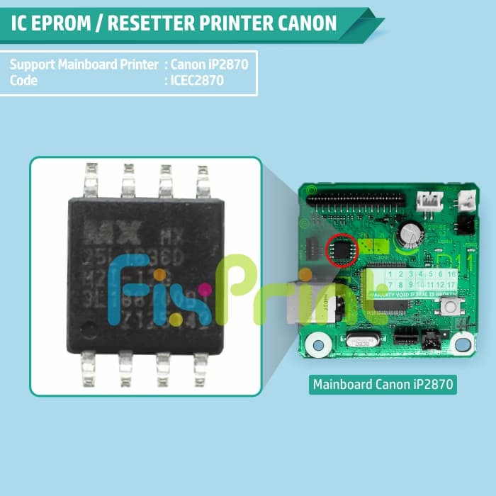 Máy In Eeprom Canon Ip2870 Ip2870S Fpts909