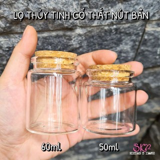 🎀LỌ THỦY TINH NÚT BẦN CỔ THẮT 50ml/100ml/150ml🎀