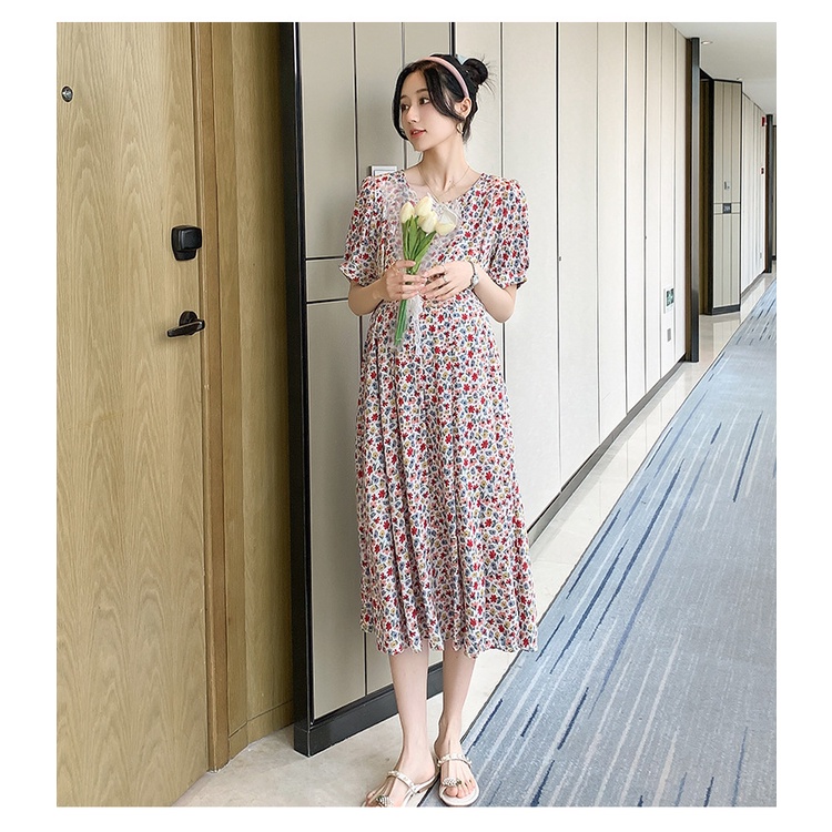 Váy Bầu Đầm Bầu Sơ Mi Hè A2444